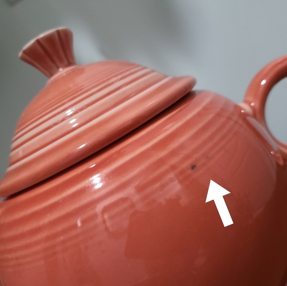 Fiesta Tablewear Co. Full Size 44oz Persimmon Covered Ceramic Teapot - Picture 14 of 16
